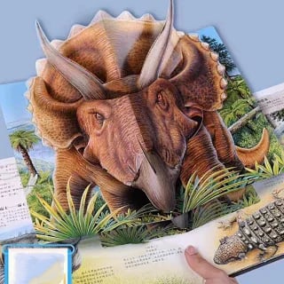 🦖3D Encyclopedia Prehistorica Dinosaurs📙HARDCOVER