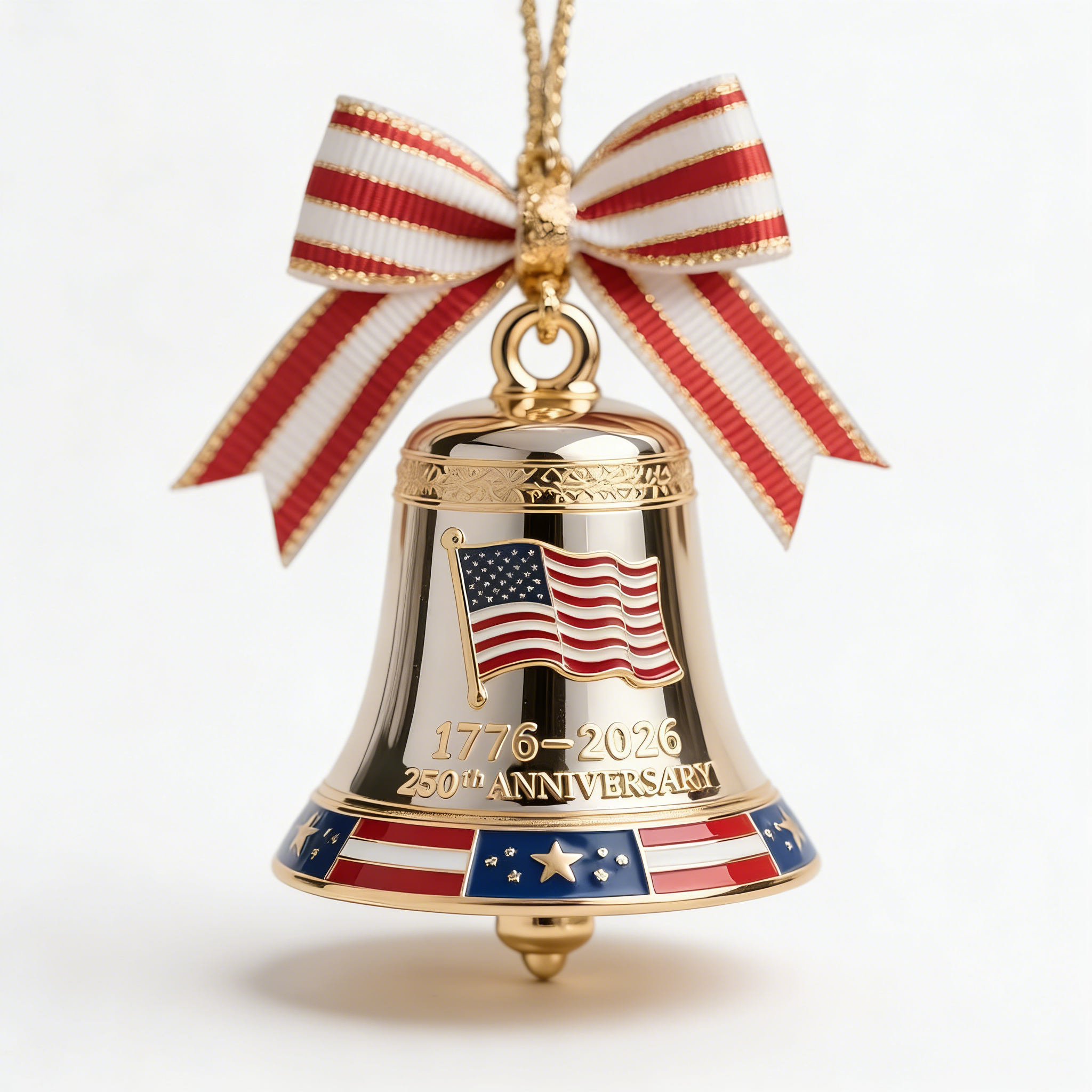 🔥Last Day 50% OFF - U.S. 250th Anniversary Bell Ornament 🔔 3D Carved Bell