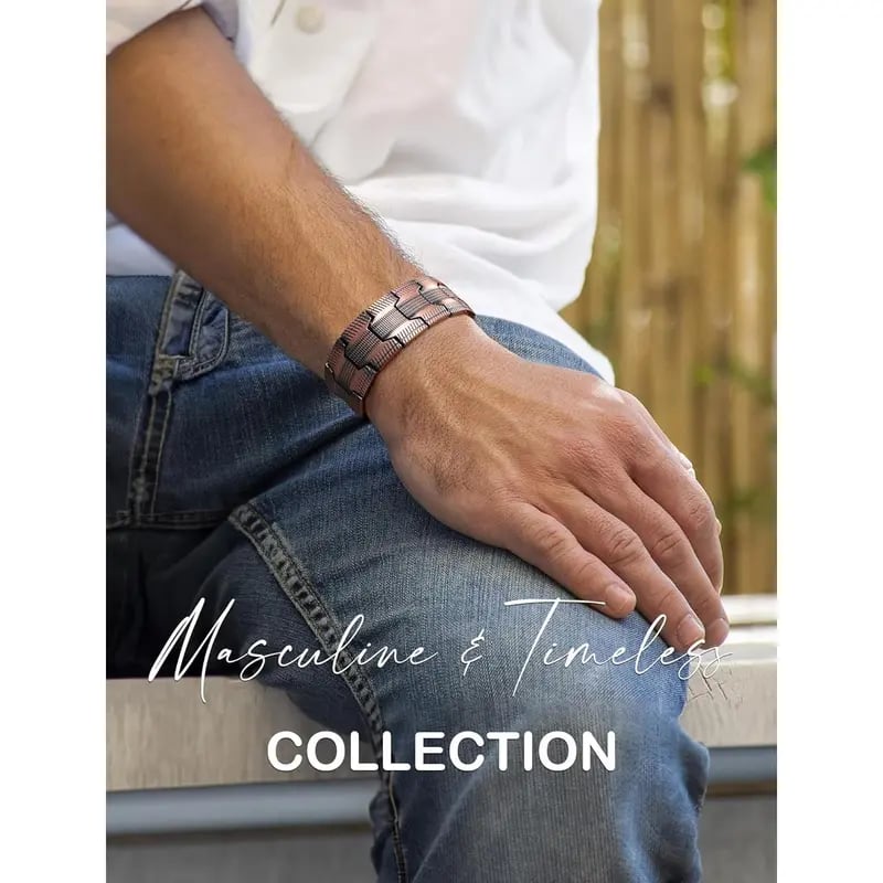 ⏰LAST DAY 49% OFF-Copper magnetic bracelet——Relieve fatigue and promote blood circulation🔥