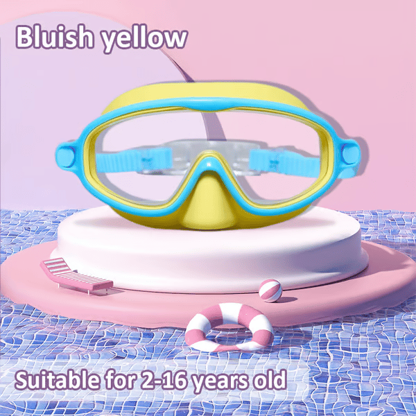🏊‍♀️Buy 1 Get 1 Free🎁-HD children's large frame waterproof and anti-fog swimming goggles