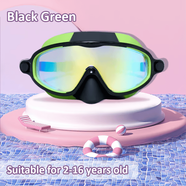 🏊‍♀️Buy 1 Get 1 Free🎁-HD children's large frame waterproof and anti-fog swimming goggles