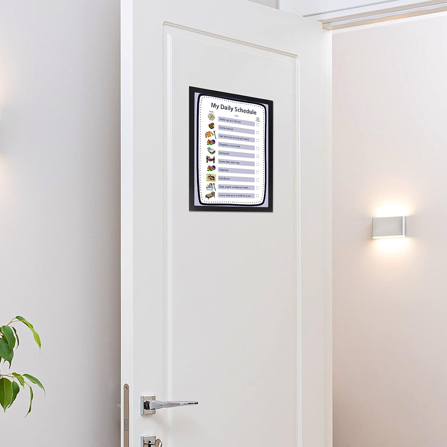 🖼️Magnetic Picture Frames for wall mount, Modified Magnetic Sheet with Self Adhesive Backing