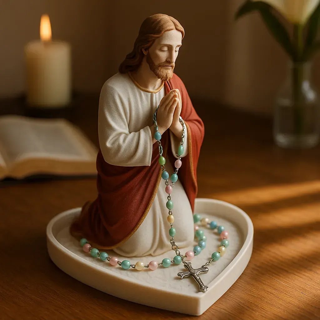 (🎁Last Day 49% OFF)🔥Virgin Mary Rosary Holder - ⌛Limited Handmade Series