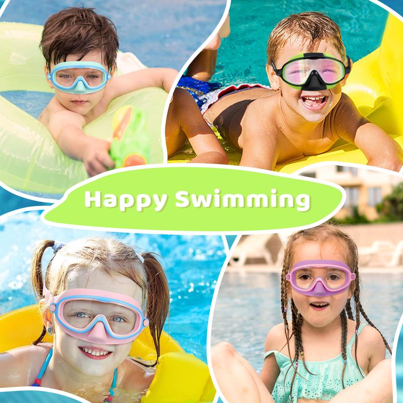 🏊‍♀️Buy 1 Get 1 Free🎁-HD children's large frame waterproof and anti-fog swimming goggles