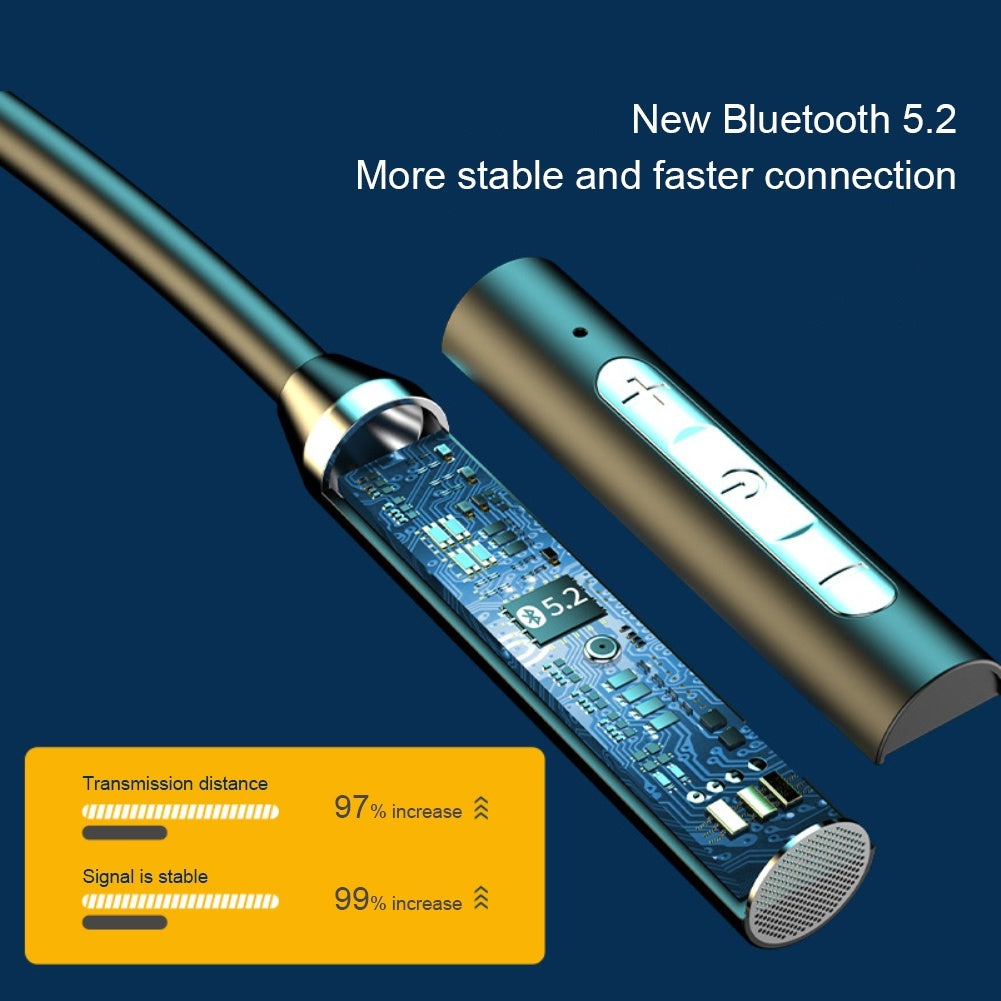 AKER Wireless Headphones Bluetooth 5.2 Neckband Earphones Magnetic Sports Waterproof TWS Earbuds Blutooth Headset With Microphone Mic IEM Earphones