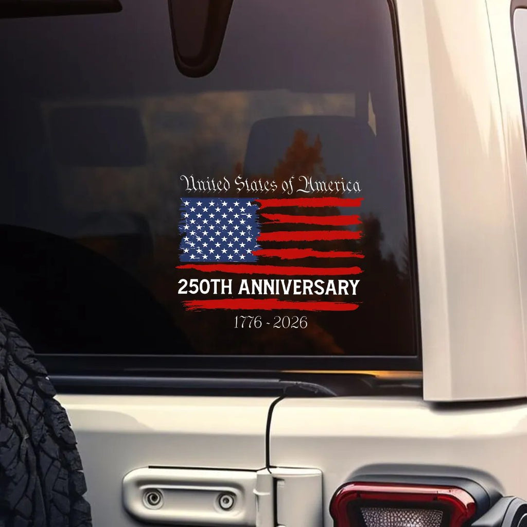 🔥Last Day 49% OFF - United States 250th Anniversary Car Sticker