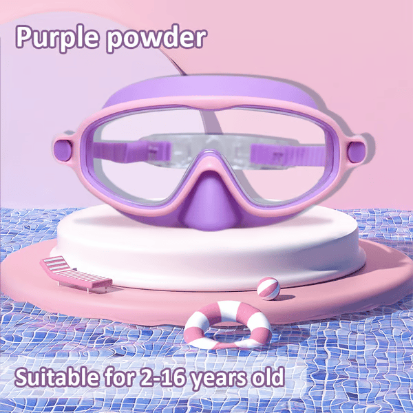 🏊‍♀️Buy 1 Get 1 Free🎁-HD children's large frame waterproof and anti-fog swimming goggles