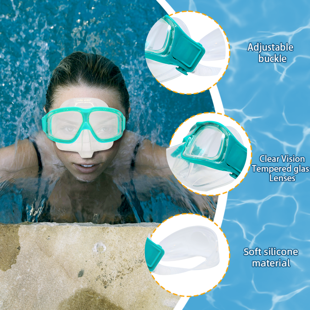Last Day 36%OFF Speedy Adult Snorkeling Mask – Anti-Fog, UV400, Comfort Fit