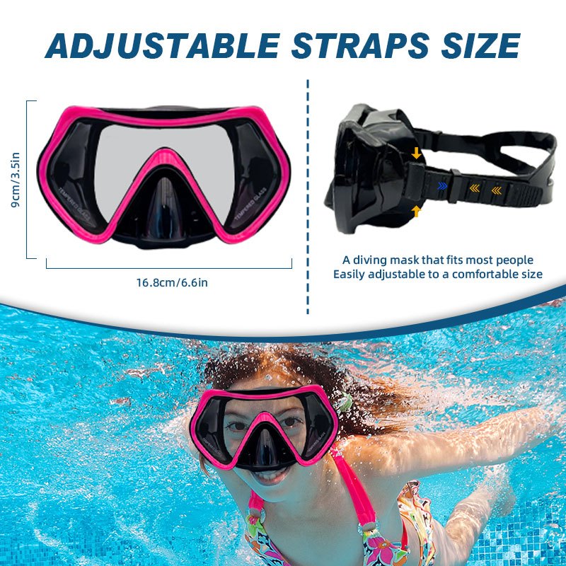 Speedy Pro Scuba Diving Freediving Mask tempered glass original Snorkeling Gear Anti Leak&Fog Adults