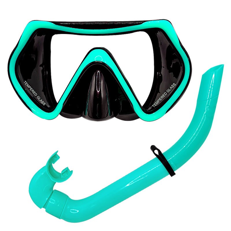 Speedy Adult Snorkeling Gear Set Anti Leak Diving Mask High Visibility Full Wet Breathing Tube
