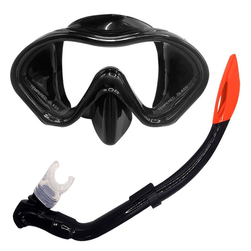 Speedy Snorkeling Set For Family Adult Kids Diving Goggles and Semi-Dry Snorkel Set Swimming