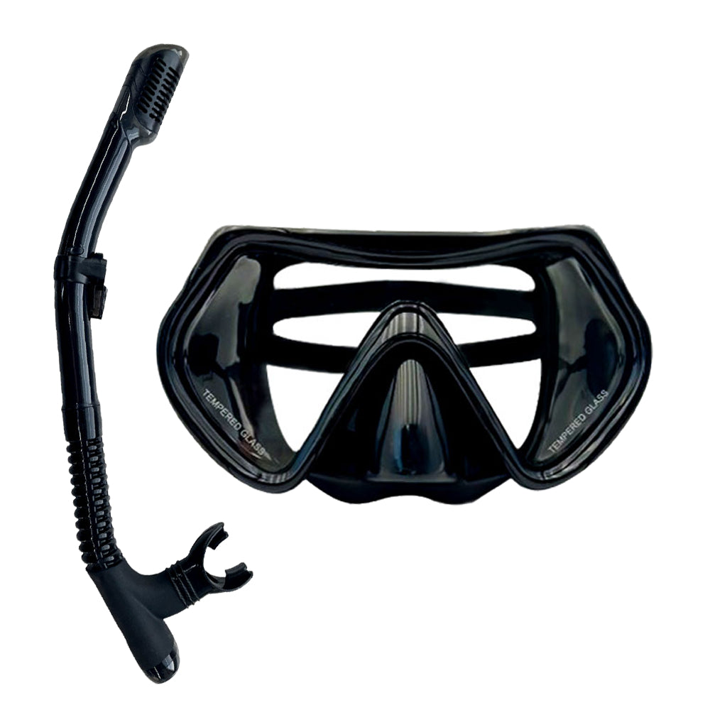 Speedy Diving Mask Breathing Tube Diving Set Pro Scuba Diving Freediving tempered glass Mask Snorkel