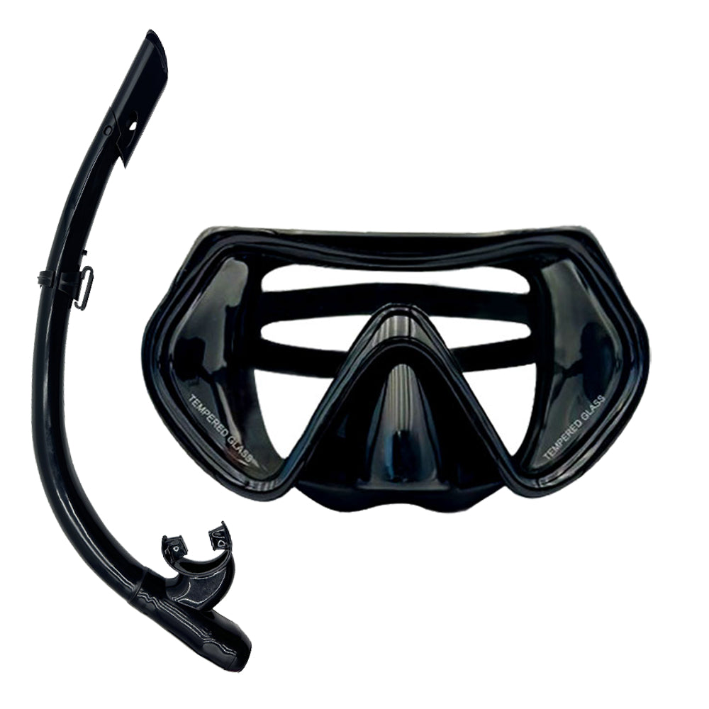 Speedy Diving Mask Breathing Tube Diving Set Pro Scuba Diving Freediving tempered glass Mask Snorkel