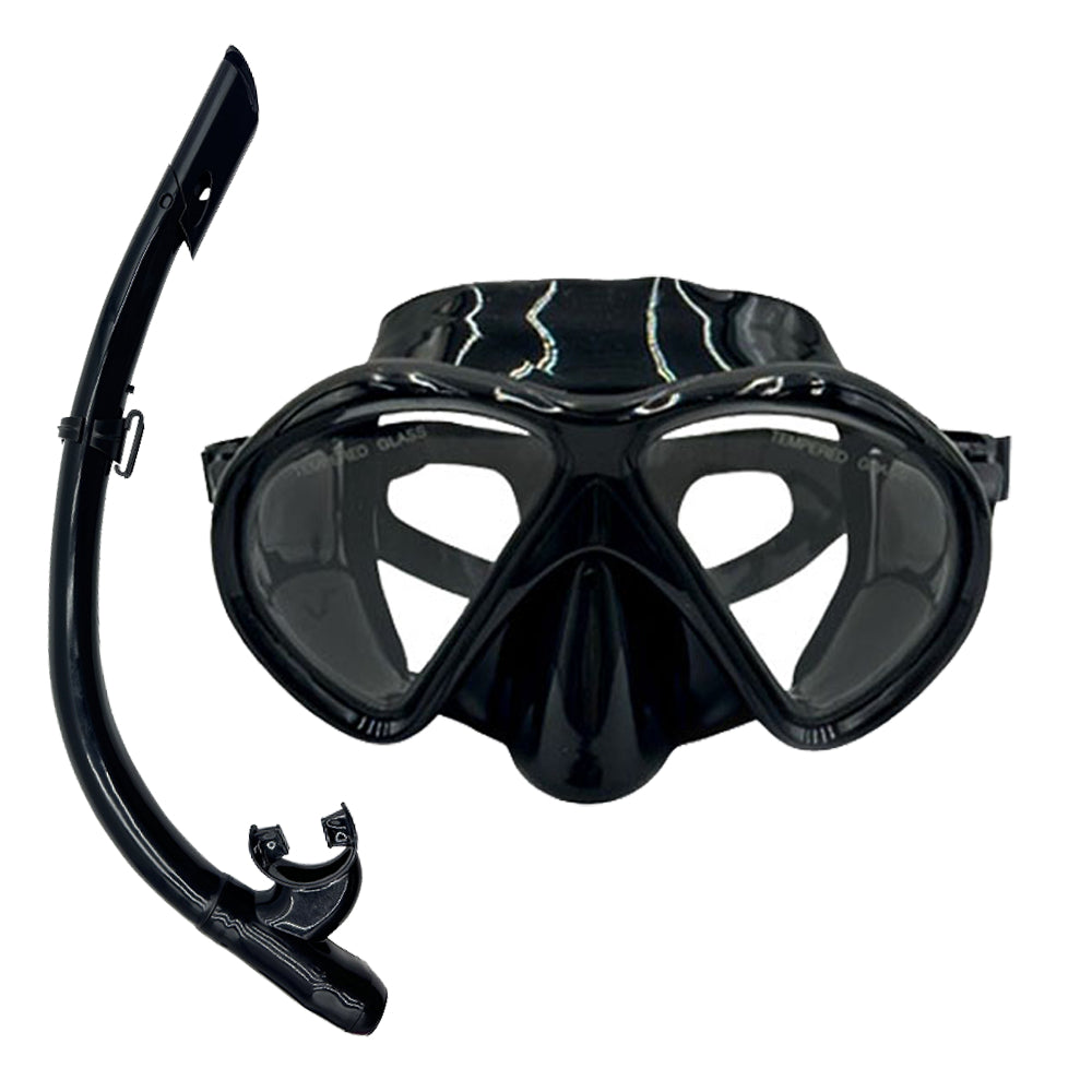 Speedy Diving Set Submarine Mask Breathing Tube Adult Snorkeling Mask AntiFog Tempered Glass Swiming