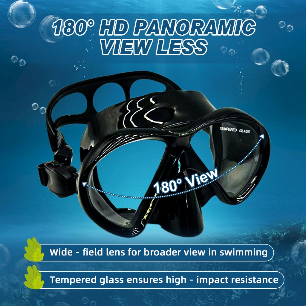 Speedy Diving Mask Goggles Adult Snorkeling Mask Waterproof Anti Fog Tempered Glass Mask Swimming