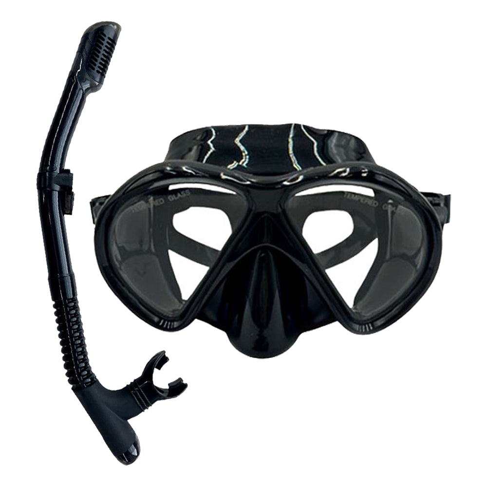 Speedy Diving Set Submarine Mask Breathing Tube Adult Snorkeling Mask AntiFog Tempered Glass Swiming