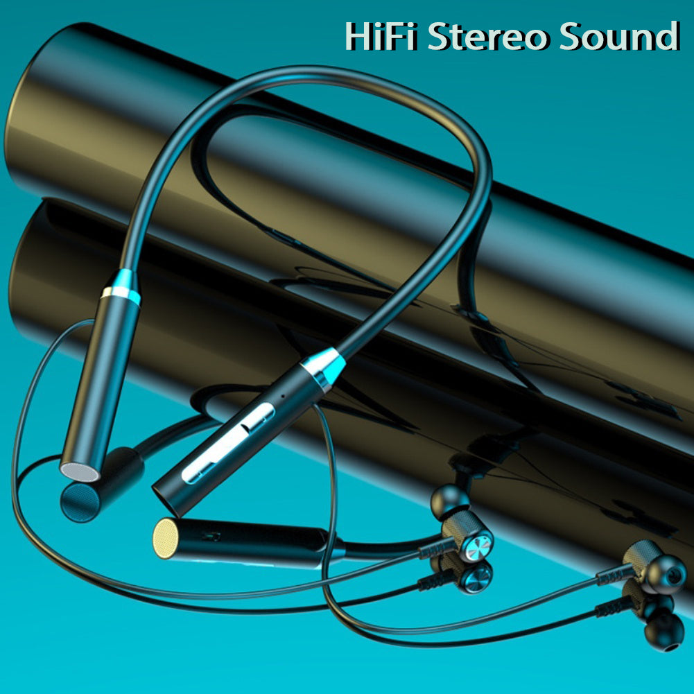 Wireless Headphones Neckband Earphones Magnetic Sports Waterproof TWS Earbuds Bluetooth Headset