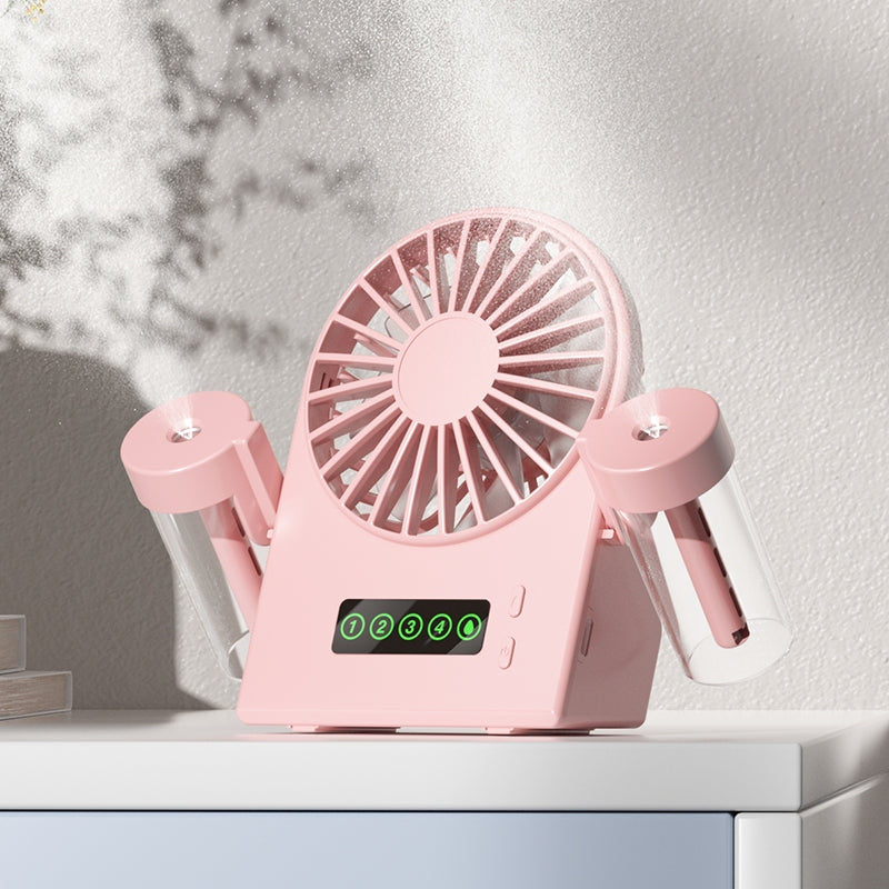 Aker F2 Portable Mini Handheld Fan USB Rechargeable Fans Desk Fan Small Mute Cooler office