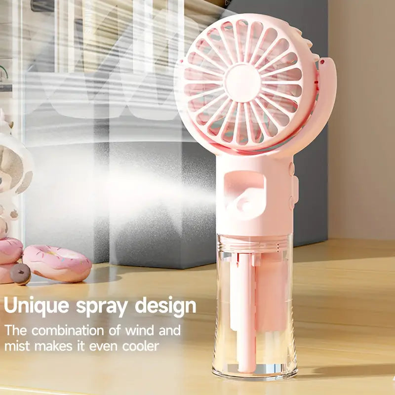 Aker F4 fan ues desk fan HandFan Portable Spray Mist Fan Water Mist Fan Cooling Fans table outdoor