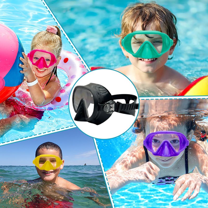 🔥Summer Hot Sale 39%OFF🌈 Speedy Children Swimming Goggles Anti Fog WideView Transparent Professional Kids Underwater Goggles