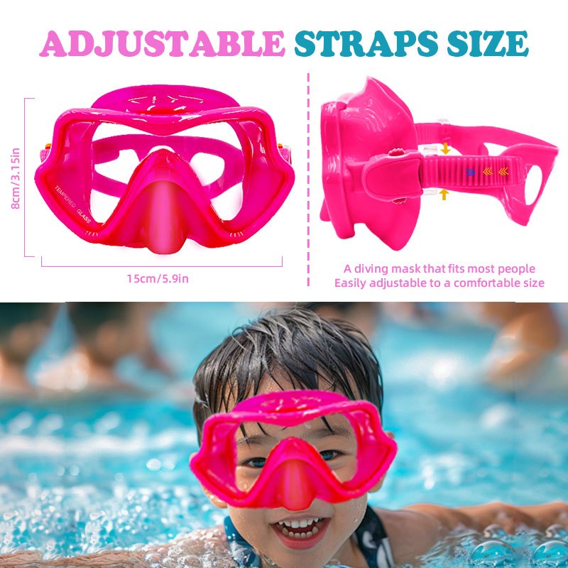 Speedy Kids Goggles Swim Wide-angle Comfortable Safe Anti Fog Goggle Mask for Diving Swim Google