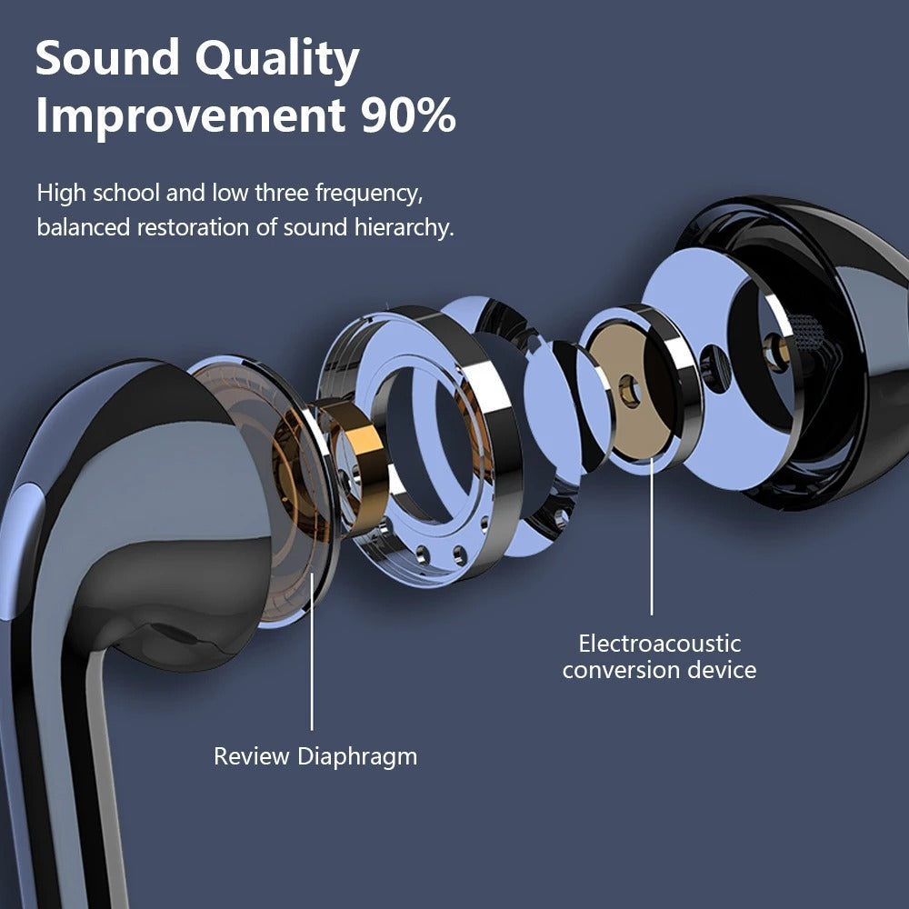Aker BNR Bluetooth Earphones Wireless Headphone Sport Neckband TWS Earbuds Blutooth Headset with Mic