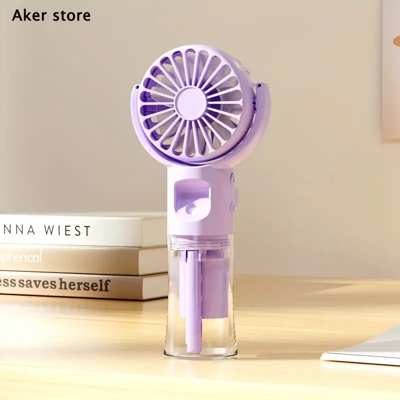 Aker F4 fan ues desk fan HandFan Portable Spray Mist Fan Water Mist Fan Cooling Fans table outdoor