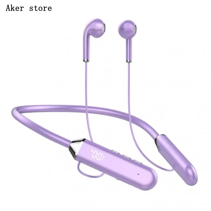 Aker BNR Bluetooth Earphones Wireless Headphone Sport Neckband TWS Earbuds Blutooth Headset with Mic