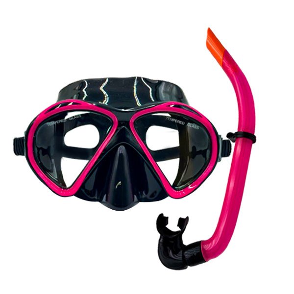 Speedy Snorkel Diving Mask Set Adult Tempered Glass Snorkel Mask Anti-Leak Snorkel for Scuba Diving