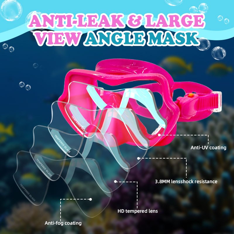 Speedy Kids Goggles Swim Wide-angle Comfortable Safe Anti Fog Goggle Mask for Diving Swim Google