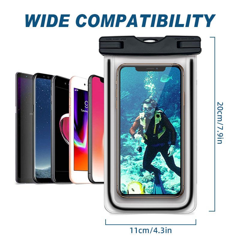 Speedy Bag Waterproof Phone Case Pouch Underwater Phone Bag Case Swimming Diving Drifting Phone Case