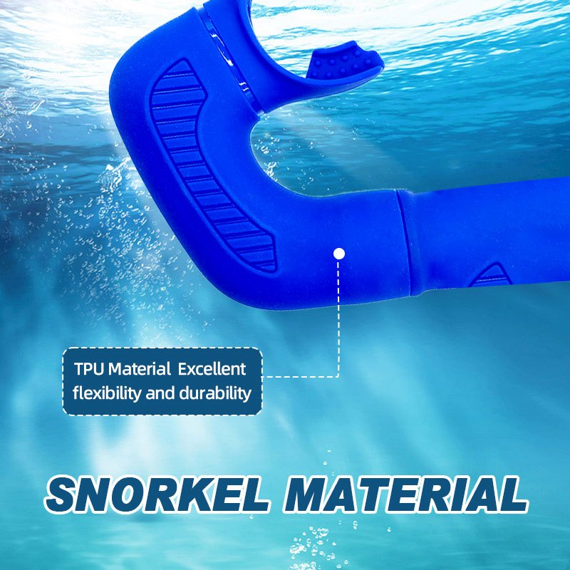 Speedy Snorkel Diving Swimming Breathing Tube for Adult Snorkeling Wet Breathing Tube Swim Snorkel