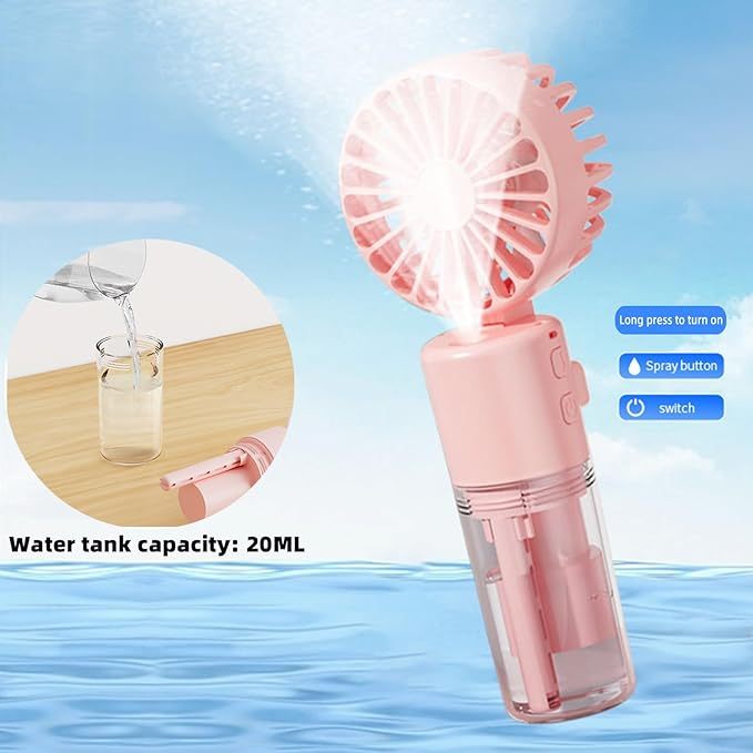 Aker F2 Portable Mini Handheld Fan USB Rechargeable Fans Desk Fan Small Mute Cooler office