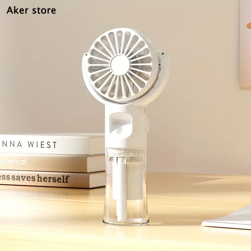 Aker F4 fan ues desk fan HandFan Portable Spray Mist Fan Water Mist Fan Cooling Fans table outdoor