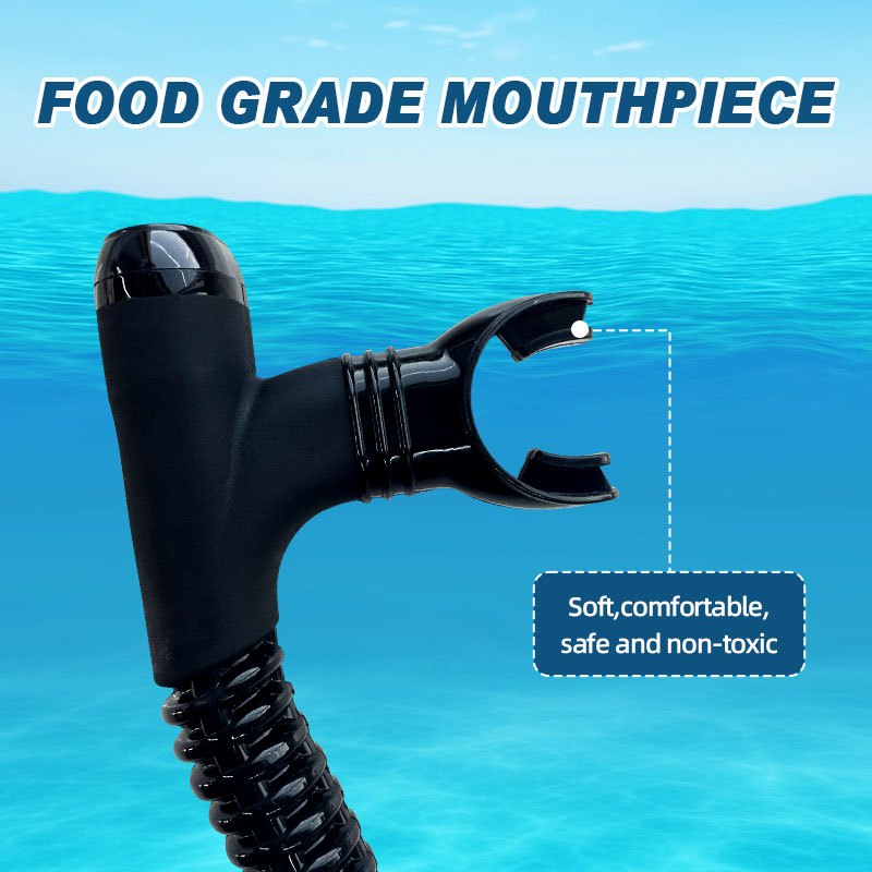 Speedy Adult Full-Dry Snorkel Set Premium Underwater Breathing Gear for Diving Snorkeling