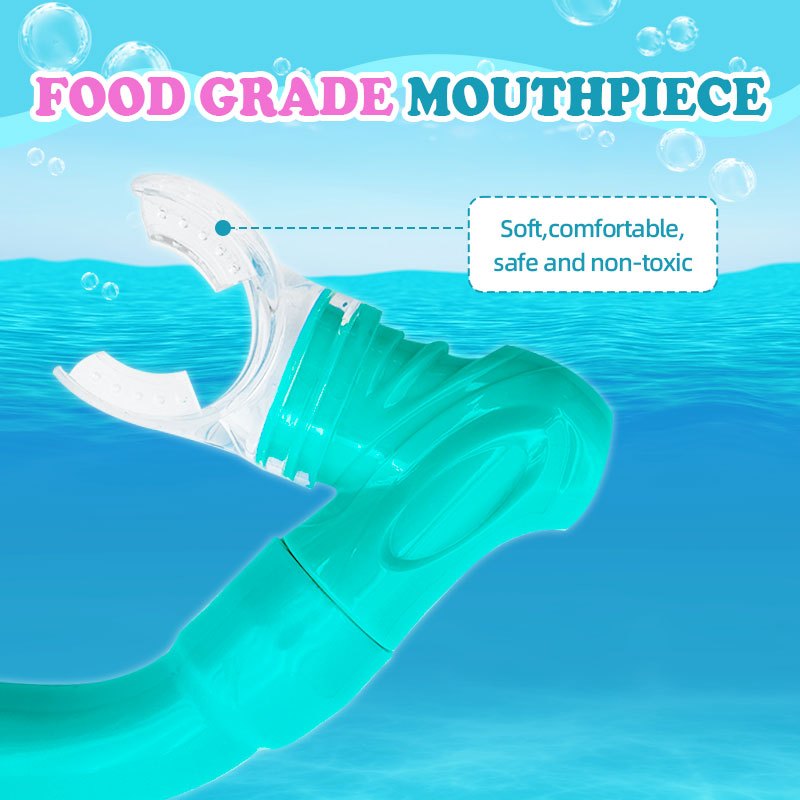 Speedy Diving Snorkel Full Dry Underwater Breathing Tube Snorkeling Gear Swimming Scuba Diving Kids