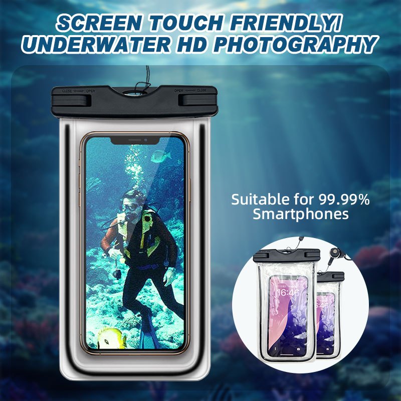 Speedy Bag Waterproof Phone Case Pouch Underwater Phone Bag Case Swimming Diving Drifting Phone Case