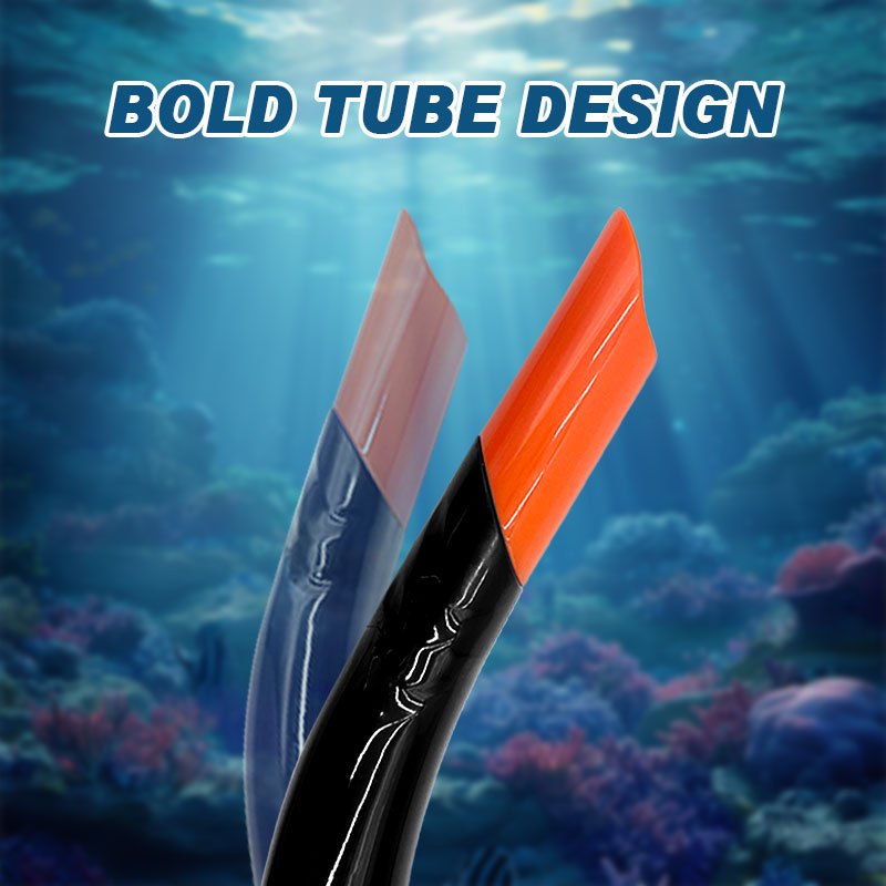 Speedy Snorkel Scuba Diving Comfortable Wet Snorkel Breathing Tube Underwater Swimming For Adults