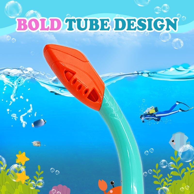 Speedy Diving Snorkel Full Dry Underwater Breathing Tube Snorkeling Gear Swimming Scuba Diving Kids
