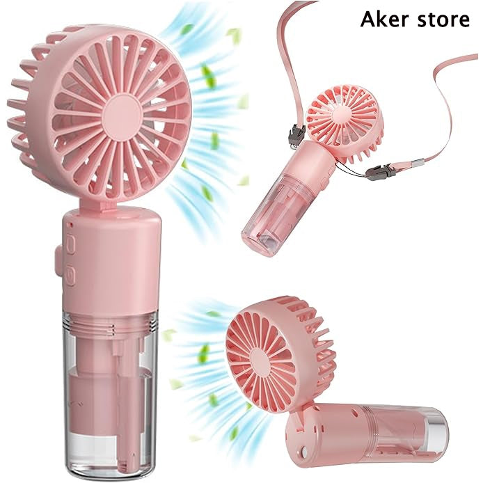 Aker F2 Portable Mini Handheld Fan USB Rechargeable Fans Desk Fan Small Mute Cooler office