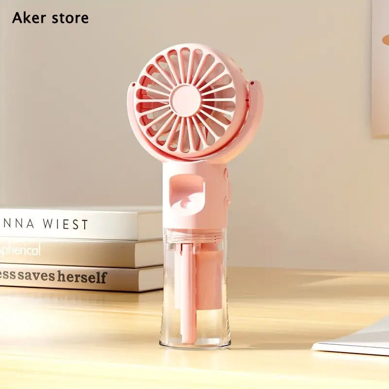 Aker F4 fan ues desk fan HandFan Portable Spray Mist Fan Water Mist Fan Cooling Fans table outdoor