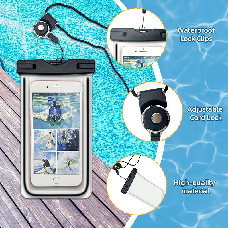 Speedy Bag Waterproof Phone Case Pouch Underwater Phone Bag Case Swimming Diving Drifting Phone Case