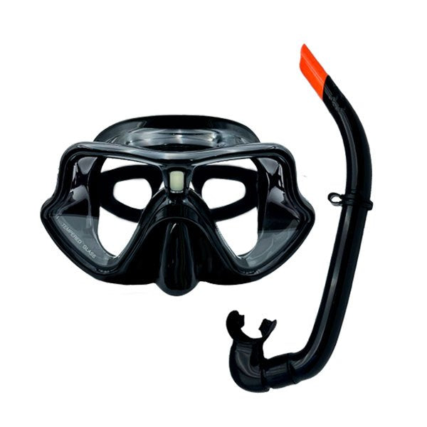 Speedy Professional Adult Dive Set Anti Fog Wide View Tempered Glass Snorkeling Mask Free Breathing