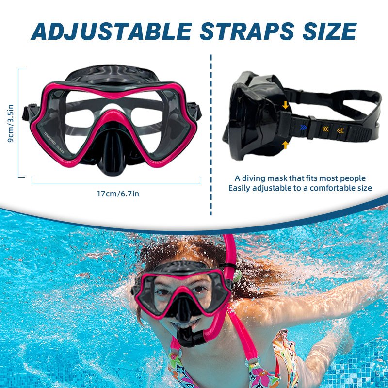 🔥Summer Hot Sale 49%OFF  🌈Speedy Snorkeling Set Diving Adult Swimming Goggles Anti Leak Tempered Glass Scuba Diving Mask