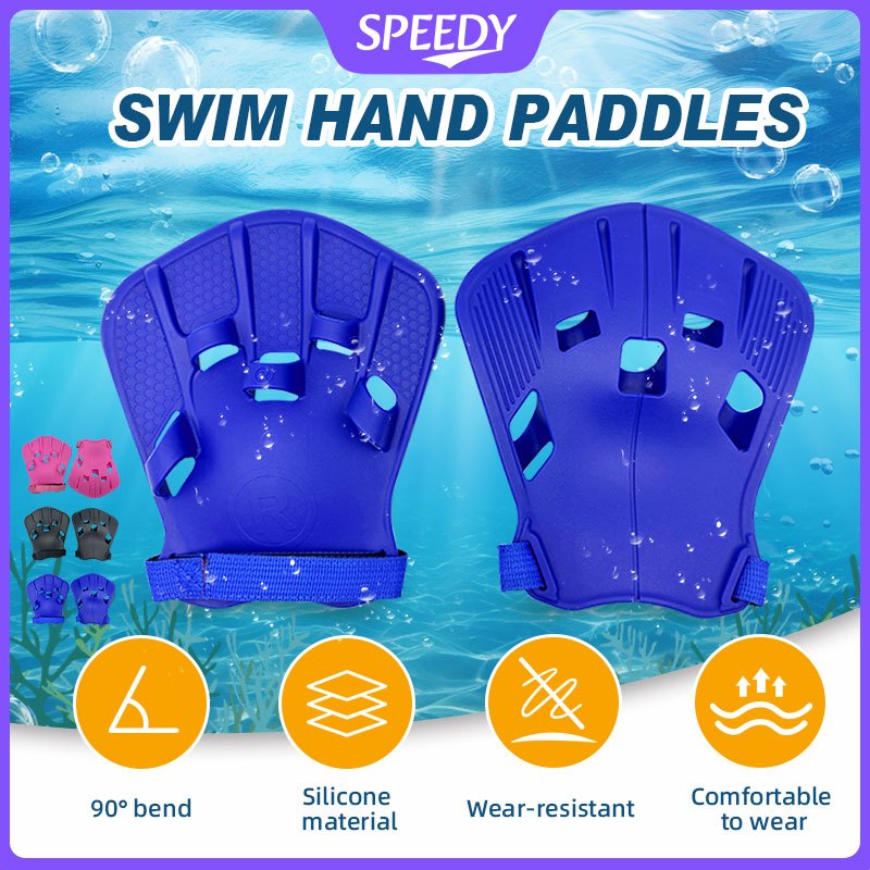 😍Summer Hot Sale 49%OFF🔥 Speedy Snorkeling Hand Fins Diving Adjustable Hand Webbed Gloves Underwater Hand Paddles Kids Adults