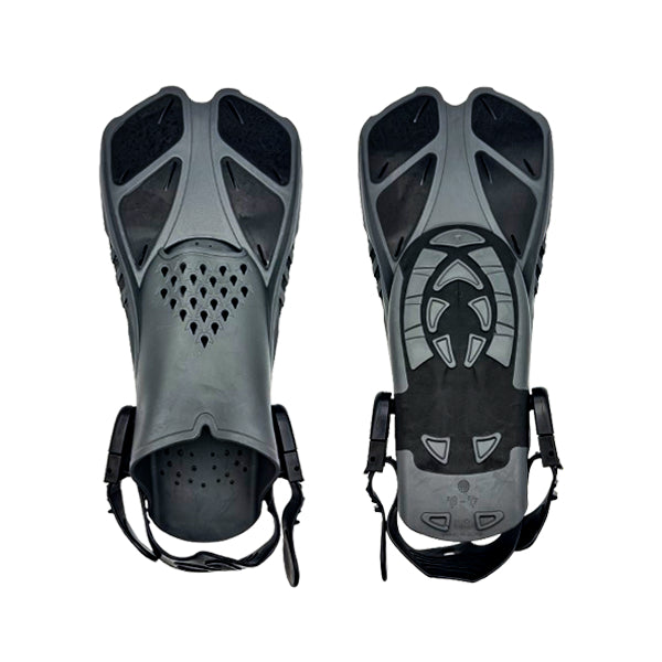 Speedy Snorkeling Equipment Set Snorkel Fins Adjustable Buckles Swimming Flippers Scuba Diving Shoes