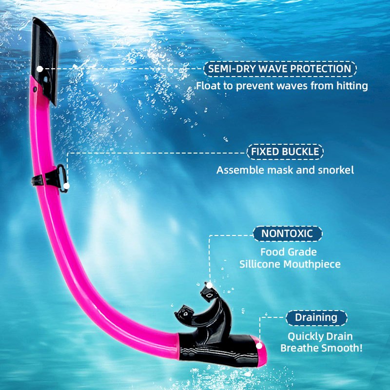 🔥🔥HOT SALE 49%OFF 🌈Speedy Semi-dry Snorkel &Wet Snorkel Diving Anti-choking Diving Gear Lightweight&Durable for Adults